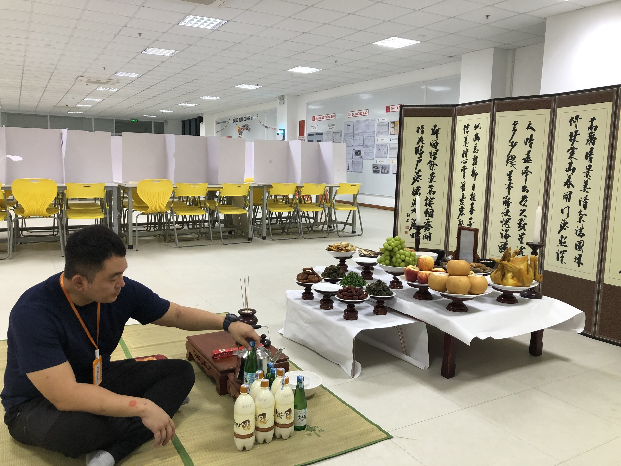 Tổ chức lễ truyền thống cho khách hàng (Hàn Quốc)