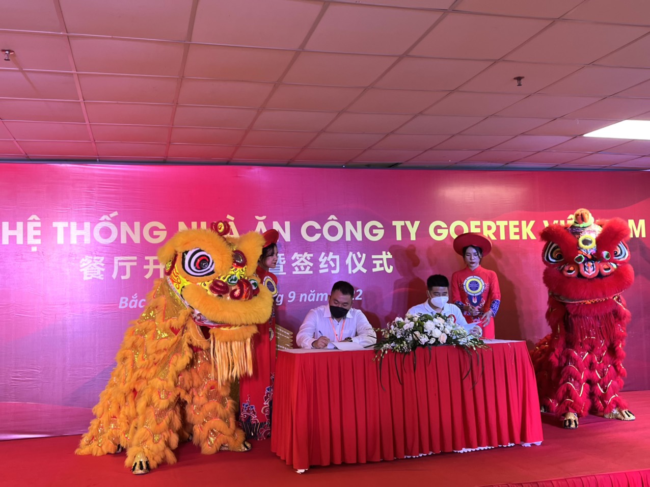 Khai trương nhà ăn Olive tại công ty Goertek - Bắc Ninh