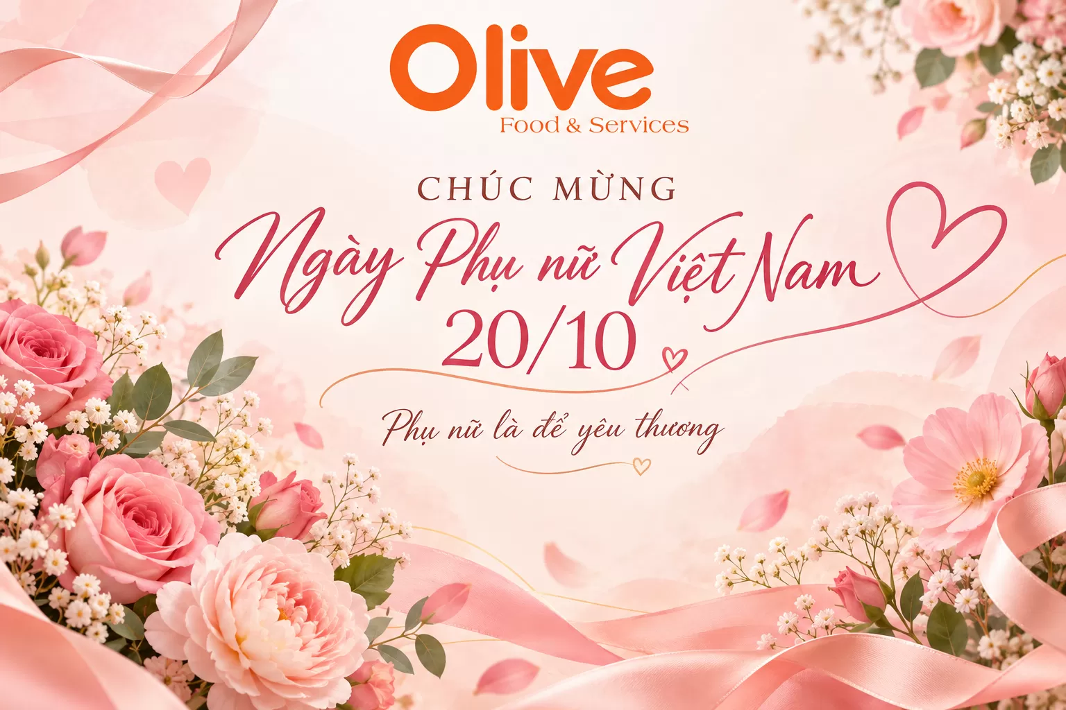 OLIVE – TRAO YÊU THƯƠNG, GỬI LỜI TRI ÂN NGÀY 20/10