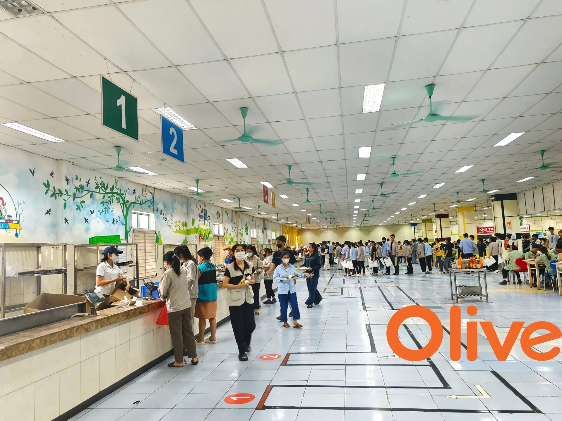 Olive Vận Hành Hiệu Quả Hệ Thống Nhà Ăn Phục Vụ Hàng Trăm Nghìn Công Nhân: Chìa Khóa Nâng Cao Năng Suất Lao Động